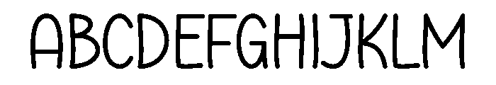 Social Center Font UPPERCASE