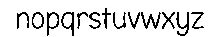 Social Center Font LOWERCASE