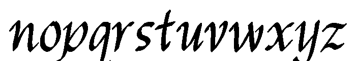 Social Font LOWERCASE