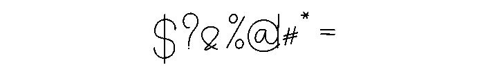 Sociality Font OTHER CHARS