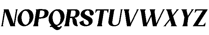 Sofia Dream Sample Italic Font UPPERCASE
