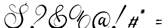 Sofiya Wiyona Font OTHER CHARS