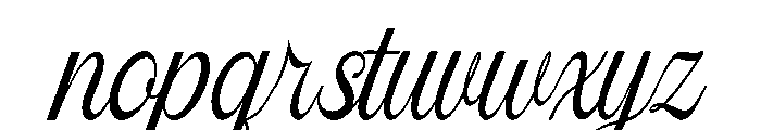 Sofiya Wiyona Font LOWERCASE