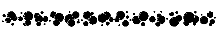 Soft Bubble Font UPPERCASE