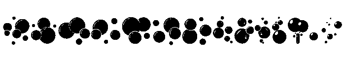 Soft Bubble Font UPPERCASE