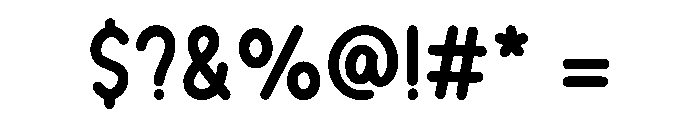 Soft Corn Font OTHER CHARS