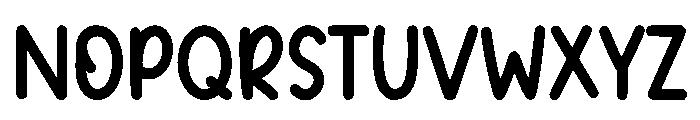 Soft Corn Font UPPERCASE