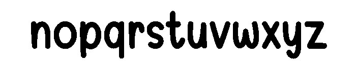 Soft Corn Font LOWERCASE