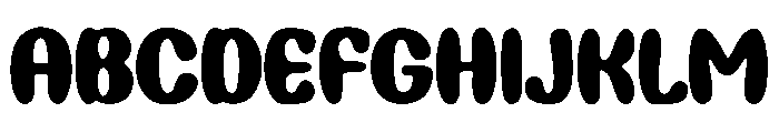 Soft Display Font UPPERCASE