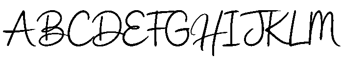 Soft Hand Font UPPERCASE