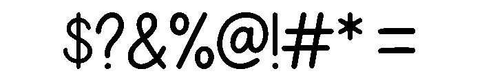 Soft Handwritten Font OTHER CHARS