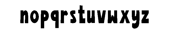 Soft Heart Bold Font LOWERCASE
