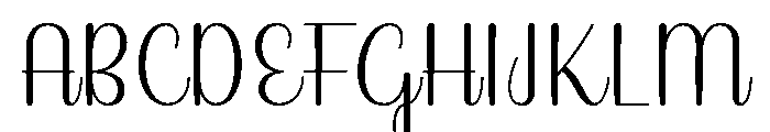 Soft Heart Font UPPERCASE