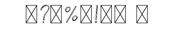 Soft Lines Font OTHER CHARS