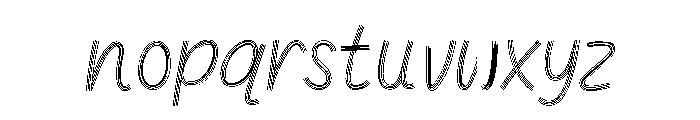 Soft Lines Font LOWERCASE