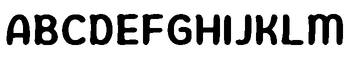Soft Rounded Font UPPERCASE