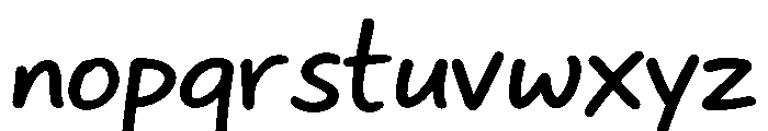 Soft Signature Font LOWERCASE