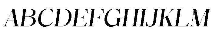 Softglam Italic Font UPPERCASE