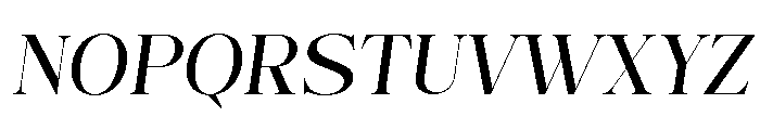 Softglam Italic Font UPPERCASE