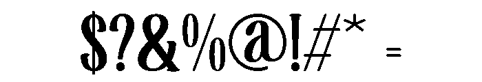 Softique Bold Font OTHER CHARS