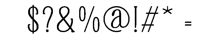 Softique Extra Light Font OTHER CHARS