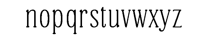 Softique Extra Light Font LOWERCASE
