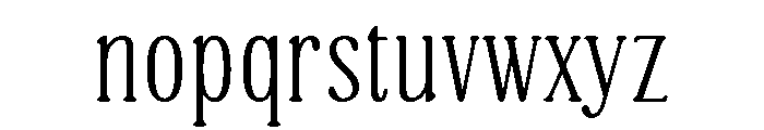 Softique Light Font LOWERCASE