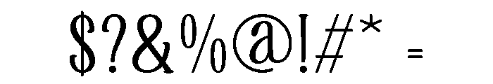 Softique Regular Font OTHER CHARS