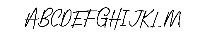 Softly Written Vers1 Font UPPERCASE