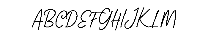 Softly Written Vers2 Font UPPERCASE