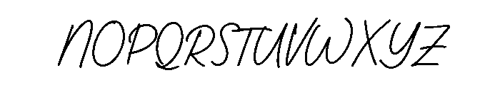 Softly Written Vers2 Font UPPERCASE
