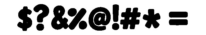 Softsketch Solid Regular Font OTHER CHARS