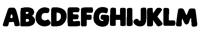Softsketch Solid Regular Font UPPERCASE