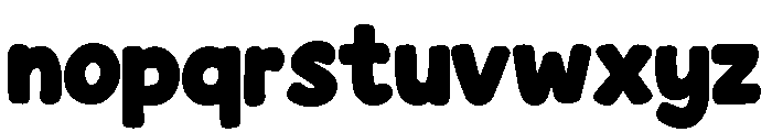Softsketch Solid Regular Font LOWERCASE