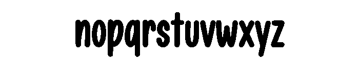 Softsy Font LOWERCASE