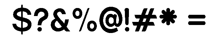 Softura Regular Font OTHER CHARS