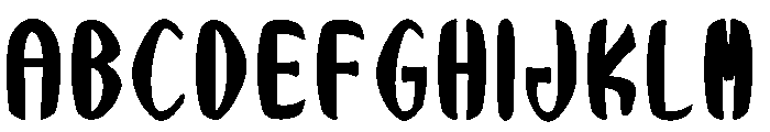 SoftyTwirl Font UPPERCASE