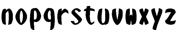 SoftyTwirl Font LOWERCASE