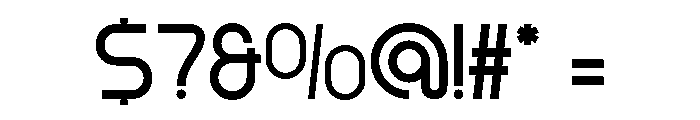 Sogea Regular Font OTHER CHARS
