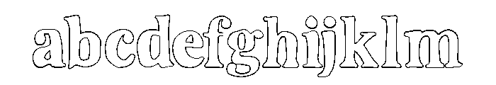 Sogela Outline FONT