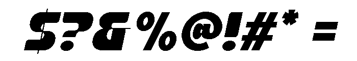 Sogra Italic Font OTHER CHARS