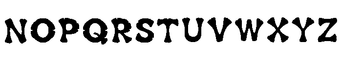 Soils Regular Font UPPERCASE
