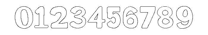 SokersCaprightOutline Font OTHER CHARS