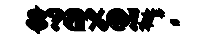 Solacine Extrude Regular Font OTHER CHARS