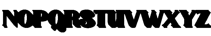 Solacine Extrude Regular Font UPPERCASE