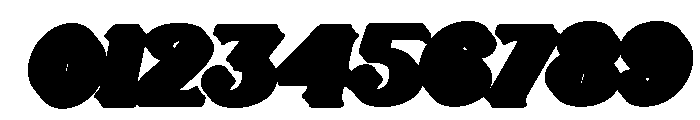 Solacine Extrude Slant Regular Font OTHER CHARS