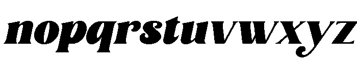 Solacine Slant Regular Font LOWERCASE