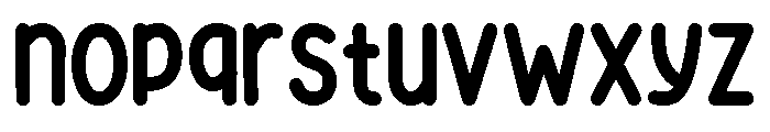 Solangea Font LOWERCASE