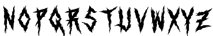 Solank-Regular Font LOWERCASE