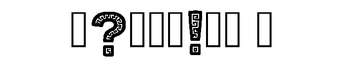 Solara Regular Font OTHER CHARS